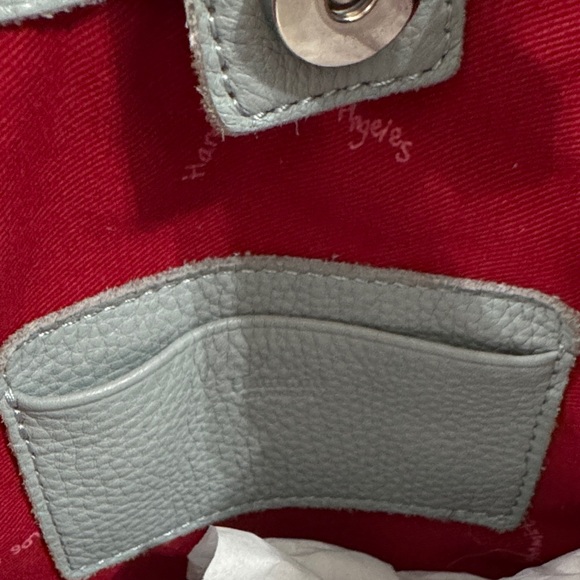 Hammitt Oliver Medium- Dust Blue/brushed silver rivets - Leather Shoulder Bag - Picture 7 of 13